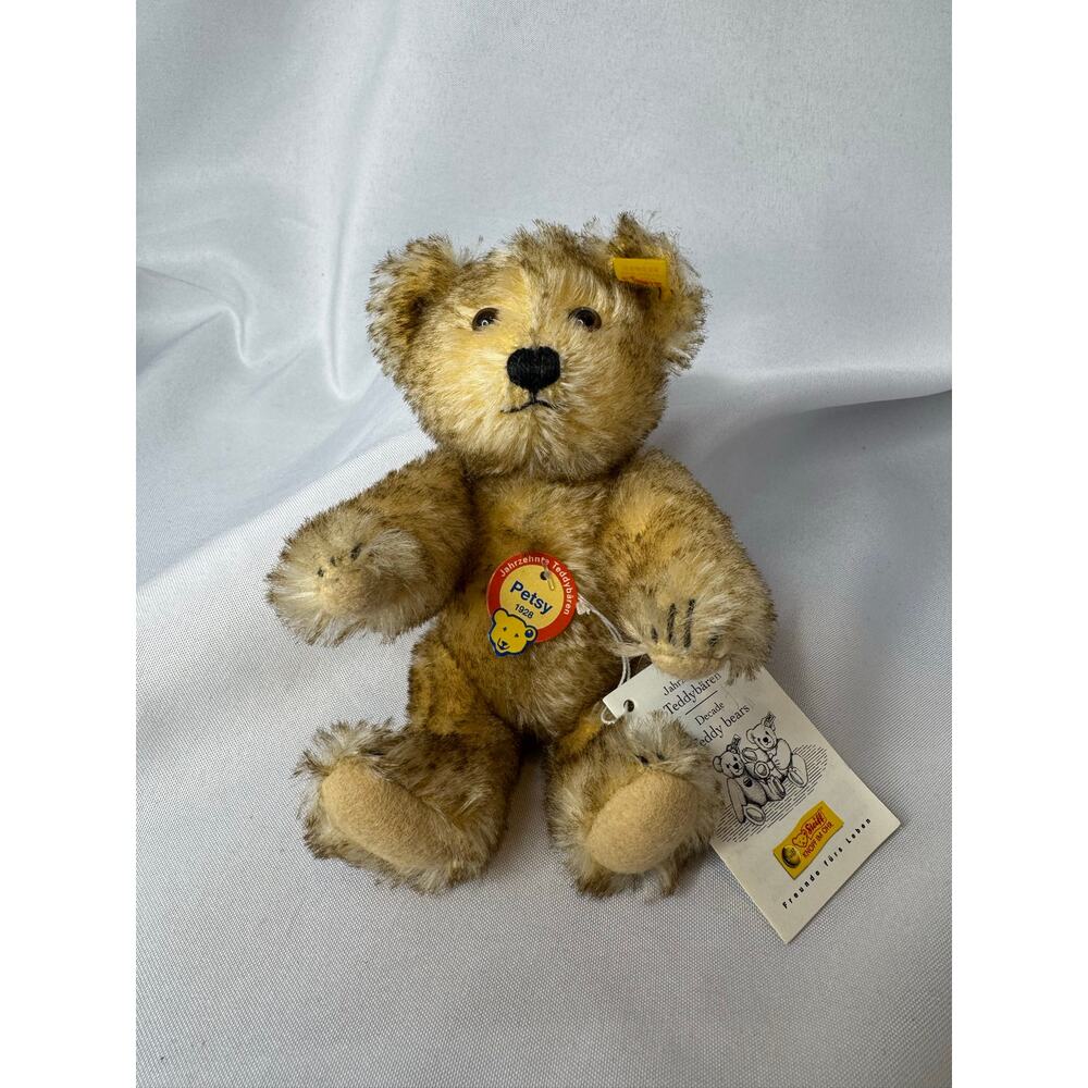 Steiff Animal 029035 Petsy Teddy Bear 6”New with Tag
